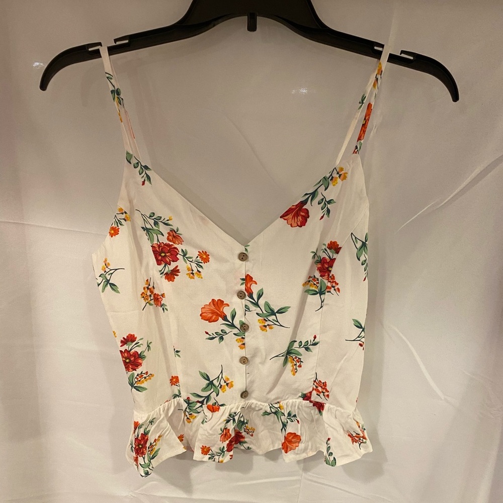 Floral print tank